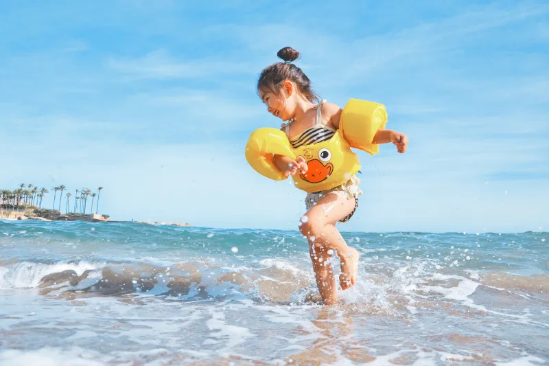 A child on the beach - Family Friendly Holidays