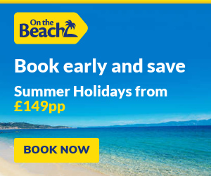 On The Beach Advert