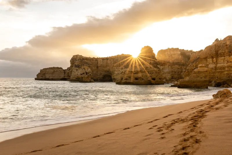 Praia Da Marinha Beach Algarve