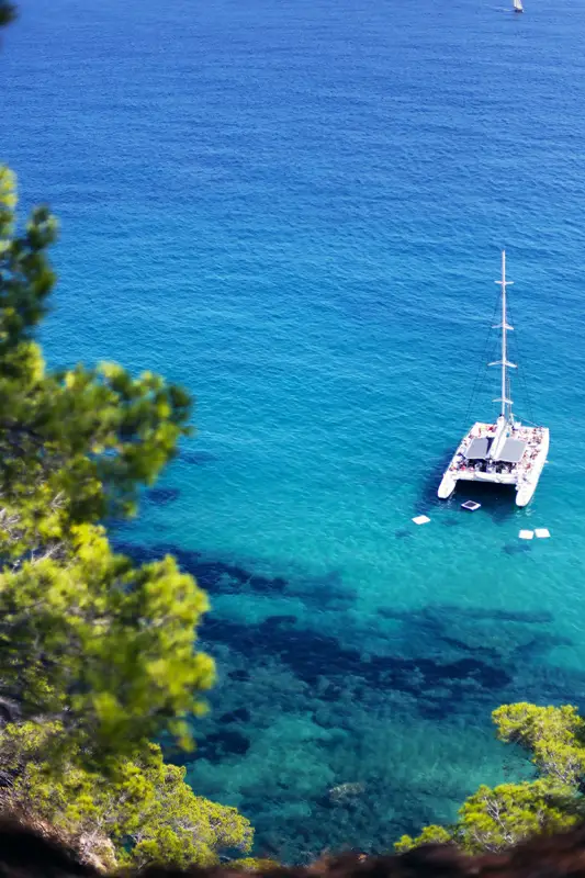 Catamaran In The Costa Brava