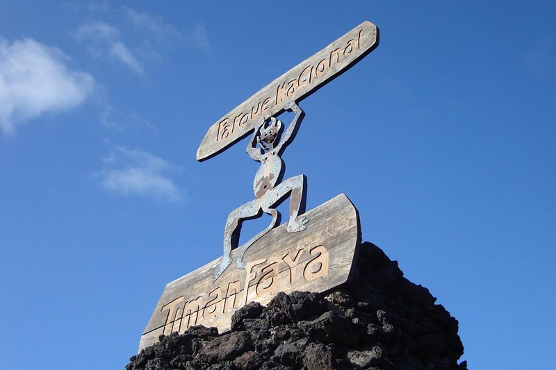 Timanfaya Sign