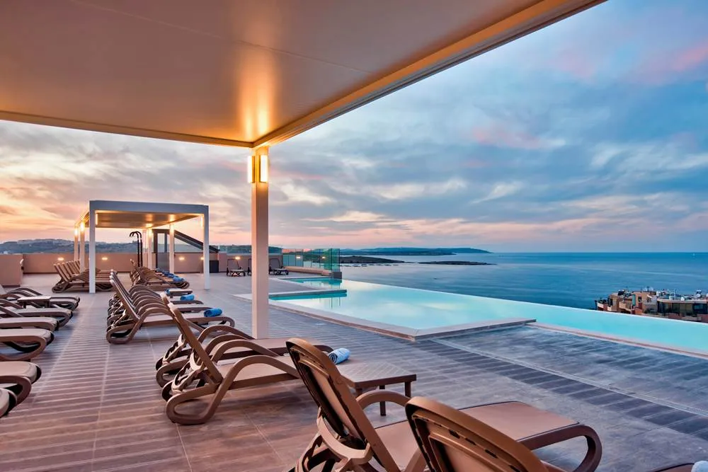 Rooftop pool